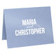 Modern Couple Folded Shimmer Note Cards Image 2 of 8